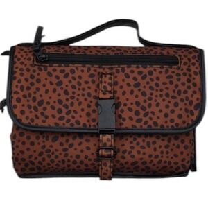 Dockatot Diaper Clutch Changer Travel Changing Pad Diaper Bag Leopard Cheetah